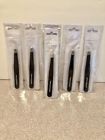 0038097000931 Tweezerman Stainless Steel Slant Tweezer Black