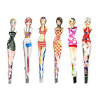 02-0002 Pinkiou Eyebrow Tweezers Professional Slant Tip Brow Clip 756040818555