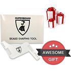 1 Beard Mustache Combs Shaping Tool Or Template Clear 748079931961