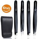 1007005 Ruvanti Piece Professional Stainless Steel Tweezer Set Eyebrow 669002529867