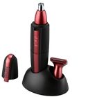 101929sil Kemei Electric Shaver Red Cordless Men Nose Ear 604697914345
