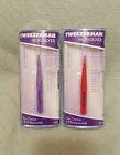 1241-cp Tweezerman Point Tweezers Red 038097124187