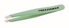 1248-gtt Tweezerman Mini Slant Tweezer Green Te