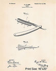 1902 16x20 Patent Print Unbranded Bathroom Decor Ideas Wall Art Gifts For Barbers Artwork