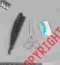 2016 Ddp Straight Barber Edge Steel Razors Folding Shaving Knife Extra 5 Blades Scissors