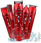 299-red Jindin Electric Hair Clippers Beard Trimmers Grooming Kit Nose Ear