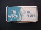 300162 Weck Stainless Steel Hair Shapering Blades Blade Packages