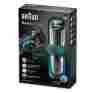 44489 Braun Beard Trimmer Mustache Clippers Rechargeable Fully Washable Charging Stand New 717109844489