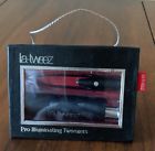 5060126051626 Pro Illuminating Tweezers With Lipstick Case Black