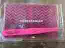 6106rll53 Tweezerman Pink Stainless Slanted Tweezers Mirror Set In Pouch New 038097010541