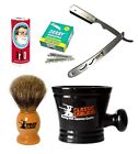Cs102 614458893963 Classic Samurai Mens Shaving Set With Stainless Steel