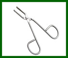 739340546465 Professional Scissor Handle Tweezers Stainless Steel Shape Tool