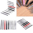 763741907044 Haofy Precision Tweezers Set Stainless Steel Eyebrow Eyelash