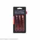 968001 Tweezers La-tweez Set Of 3 Pro Stainless Traditional Slanted Pointed 885389002438