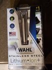9819 Wahl Stainless Steel Lithium Ion Rechargeable Hair Clipper Read Description