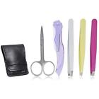 A1236989 Tweezers Set Professional Stainless Steel By Mukun Eyebrow 661083822851