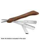 Aad0358521718252md Straight Edge Razor Shaving Barber Folding Without Blade 738920414545