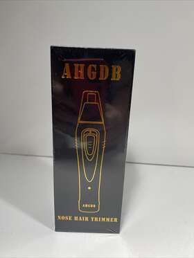 Ah007 Ahgdb Nose And Ear Hair Trimmer Portable Double Edged Blades New