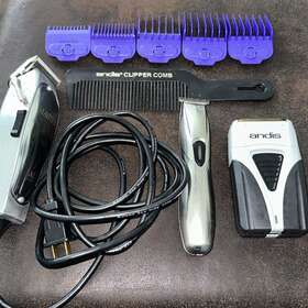Andis 01815 Corded Master Clipper Plus Slimline Pro Trimmer Shaver And Magnetic Guard
