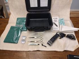 0303 Andis Vintage Hair Clipper Set Trend Setter With Genuine Pelican Hard Case Works