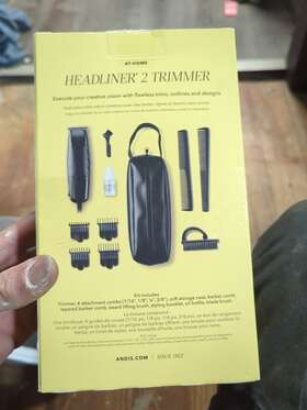 Andis 040102302855 Headliner 2 Trimmer All In One 11 Piece Kit New Accessories Only