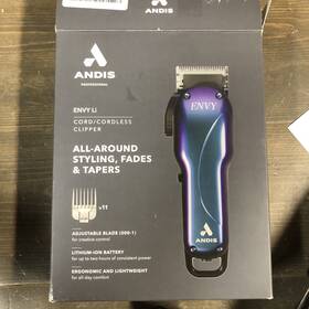 560968 Andis Professional Envy Li Cordless Clipper Adjustable Blade 11 Combs