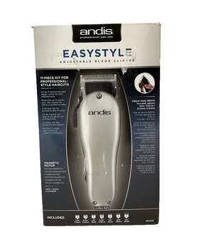 An18395 Andis 63305 Easystyle Adjustable Blade Clipper 11pc Kit 240v Open Box/new