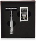 As-d2 Feather All Stainless Steel Double Edge Safety Razor