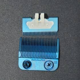 Fx8027bl Babyliss Pro Babylisspro Blue Titanium Metal-injection Molded Precision Fade Blade