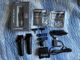 Fx829mblt Babyliss Pro Fxone Lo-pro Fx Clippers And Trimmer Matte Black Batteries Bases