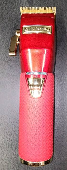 Fx870-r Babyliss Pro Red And Gold Clipper Wedge Blade With Charging Cord