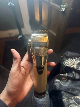 Fx8901g Babyliss Pro Snapfx Cordless Gold Clipper Dual Battery Rechargeable Square Blade