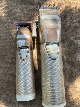 Babyliss Pro Fxholpk2gb Metalfx Series Clipper And Trimmer Set - Gold