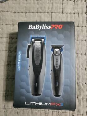 Babylisspro Fx73duoctmb Lithiumfx Ergonomic Clipper And Trimmer Limited Edition Set