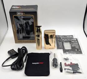 Fxduofs2tg Babylisspro Limitedfx Hair Trimmer And Shaver Prepack - Gold