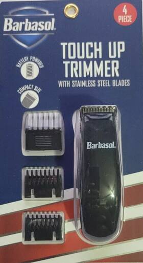 Barbasol 805106841850 New Touch Up Trimmer With 3 Hair Guides Battery Operated Fast Free Ship
