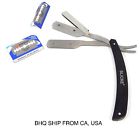Beauty Headquarters Straight Barber Edge Razor With 10 Dorco Blades Close Shaving Men 635934018717