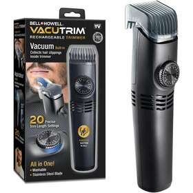 Bell And Howell 8760 Vacutrim Vacuum Hair Trimmer - Black