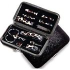 Bella Il Fiore Mani And More Set Black Shimmer Case With Leopard Tools 8 Ounce 798746901537
