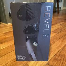Bevel 810026290800 Professional Hair Clippers And Beard Trimmer For Men Cordless Black