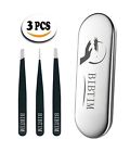 Bibtim-mn-001 Bibtim Tweezer Set Best Stainless Steel Tweezers Kit Esd Slant