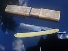 Bo03238 Boker Vintage Antique Edelweiss Straight Barber Salon Razor Hair Shave