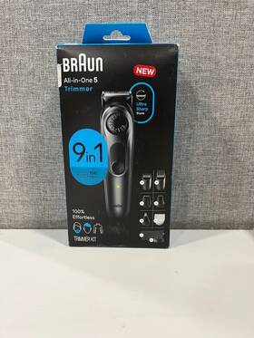 Braun 069055137185 All-in-one 5 Trimmer Ultra Sharp Blade 9-in-1 Kit 100min Battery