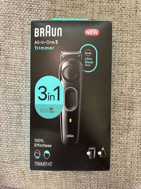 A103430 Braun All-in-one 3 Style Kit Series - 3in 1 Beard Ear Hair Trimmer Clipper