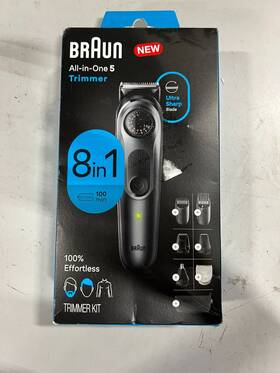 Aio5480 Braun All-in-one Style Kit Series 5 5480 8-in-1 Trimmer For Men With Beards