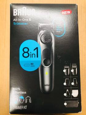 Braun Aio7410 All-in-one Style Kit Series 5 5470 9-in-1 Beard Body Trimmer Razor Cordles