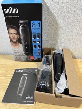 Mgk5260 Braun 8-in-1 Styling Kit Hair Clipper And Beard Trimmer For Men