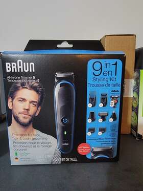 Mgk5280 Braun Hair Clippers For Men 9-in-1 Beard Ear And Nose Trimmer