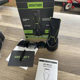 Hc-w035 Brightman Body Hair Trimmer For Men With 3 Size Combs - Waterproof/4