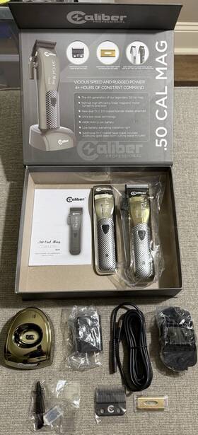 Gen4 Caliber 850030011176 .50 Cal Mag High Speed Magnetic Motor Cordless Pro Clipper Complete
